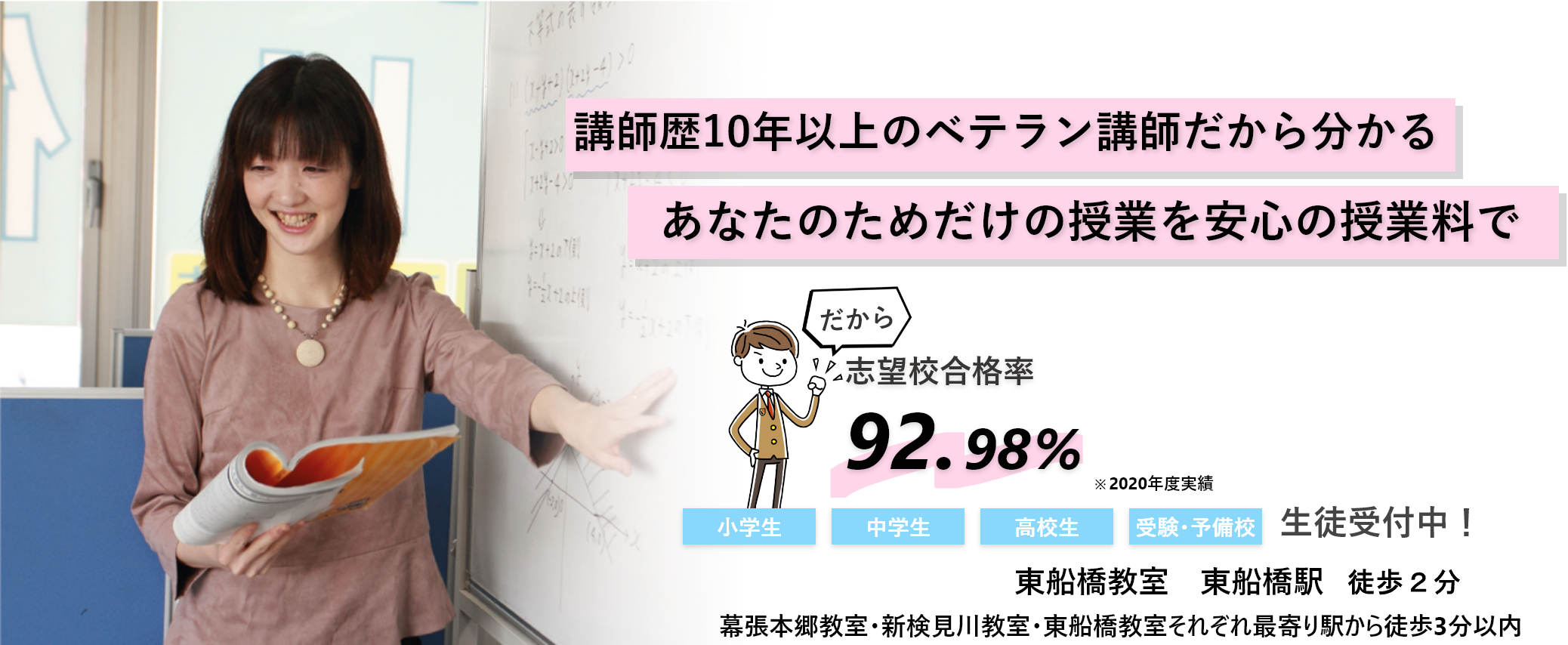 woman and whiteboard
