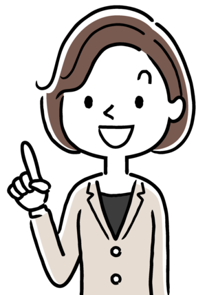 lady pointing